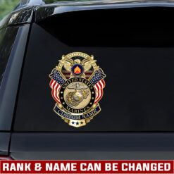 US Marine Corps, The Devil Dogs - Car Sticker