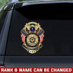 US Coast Guard, Honoring All Who Served - Car Sticker