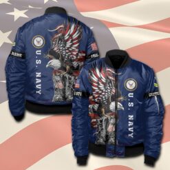 US Navy, E 2 White - Bomber Jacket