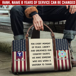 US Coast Guard, E 6 Gold - Travel Bag - Size L: 20.4 x 9.4 x 10.2 inches