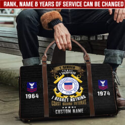 US Coast Guard, E 3 Blue - Travel Bag - Size L: 20.4 x 9.4 x 10.2 inches