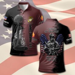 US Marine Corps, E 3 Marines Lance Corporal - Polo Shirt