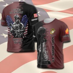 US Marine Corps, E 8 Marines First Sergeant - T-Shirt