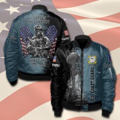 US Coast Guard, E 6 Gold - Bomber Jacket