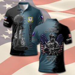 US Coast Guard, Defender of Freedom - Polo Shirt