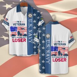 US Navy, No One Fights Alone - Short Sleeve Button Shirt