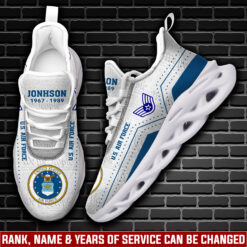 US Air Force , Land Of The Free, Because Of The Brave - Max Soul Shoes