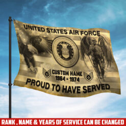 US Air Force , Once An Airman, Always An Airman - Flying Flag 3×5 Feet(90×150 Cm)