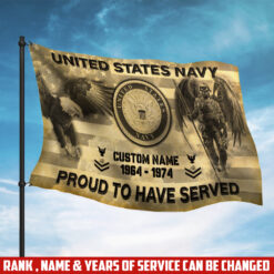 US Navy, E 2 White - Flying Flag 3×5 Feet(90×150 Cm)