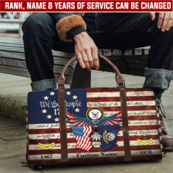 US Navy, Anchors Aweigh - Travel Bag - Size L: 20.4 x 9.4 x 10.2 inches