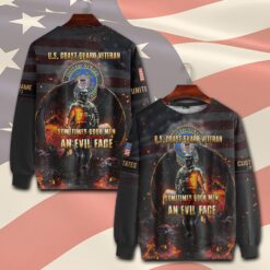 US Coast Guard, E 6 Red - Sweatshirt