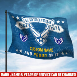 US Air Force, E 2 Air Force Airman - Flying Flag 3×5 Feet(90×150 Cm)