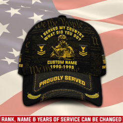 US Coast Guard, Honor, Duty, Service - Classic Cap