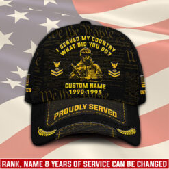 US Navy, E 4 Red - Classic Cap