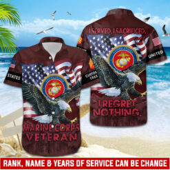 US Marine Corps, O 3 Marines Captain - Hawaii Shirt