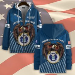US Air Force , E 7 Air Force First Sergeant - Zip Hoodie