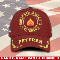 US Marine Corps, Proud Veteran - Classic Cap