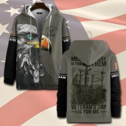 US Air Force , American By Birth, Veteran By Choice - Zip Hoodie