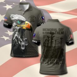 US Coast Guard, Proud Veteran - Polo Shirt