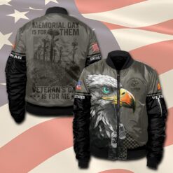 US Marine Corps, Proud Veteran - Bomber Jacket