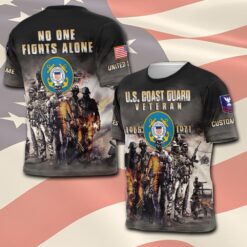 US Coast Guard, E 7 Red - T-Shirt