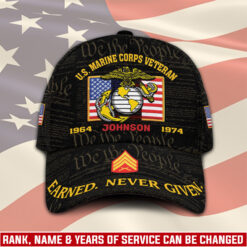 US Marine Corps, E 7 Marines Gunnery Sergeant - Classic Cap