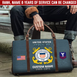 US Coast Guard, Honor, Duty, Service - Travel Bag - Size L: 20.4 x 9.4 x 10.2 inches