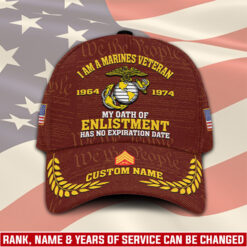 US Marine Corps, American By Birth, Veteran By Choice - Classic Cap
