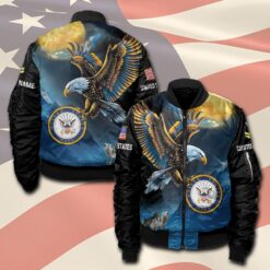 US Navy, Remember - Honor - Respect - Bomber Jacket