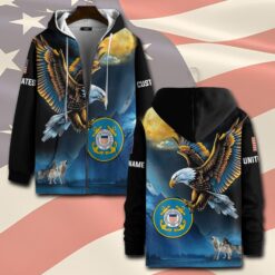 US Coast Guard, Semper Paratus - Zip Hoodie