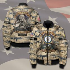 US Navy, E 7 Red - Bomber Jacket