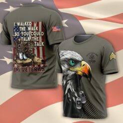 US Army, American By Birth, Veteran By Choice - T-Shirt