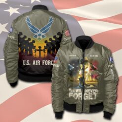 US Air Force , Service Before Self - Bomber Jacket