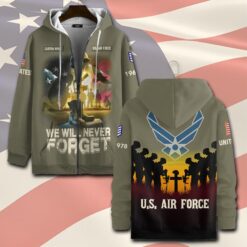 US Air Force , No One Gets Left Behind - Zip Hoodie
