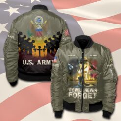 US Army, Always Remember, Never Forget - Bomber Jacket