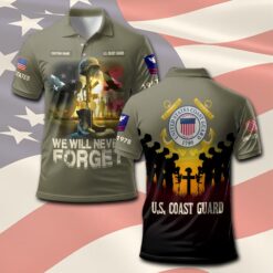 US Coast Guard, E 2 Blue - Polo Shirt