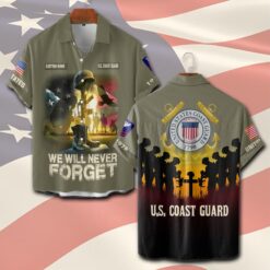 US Coast Guard, E 4 Gold - Short Sleeve Button Shirt