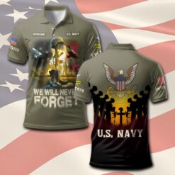 US Navy, Proud Veteran - Polo Shirt