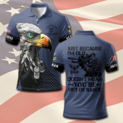 US Navy, E 7 Gold - Polo Shirt