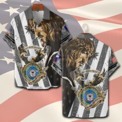 US Coast Guard, Proud To Have Served - Short Sleeve Button Shirt