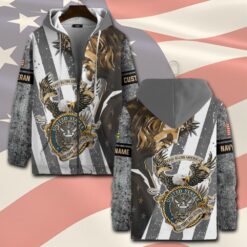 US Navy, Anchors Aweigh - Zip Hoodie