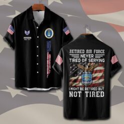 US Air Force , Duty, Honor, Country - Short Sleeve Button Shirt