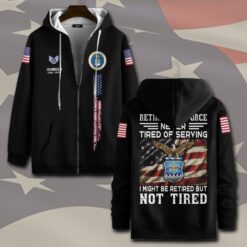US Air Force , No One Fights Alone - Zip Hoodie