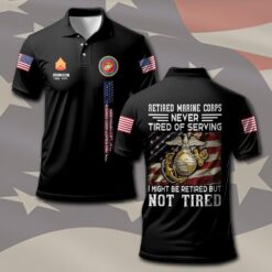 US Marine Corps, No One Fights Alone - Polo Shirt