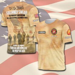 US Marine Corps, Proud Veteran - T-Shirt