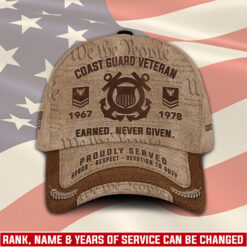 US Coast Guard, Born Ready - Classic Cap