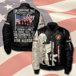 US Marine Corps, Honoring All Who Served - Bomber Jacket