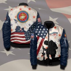 US Marine Corps, Never Retreat, Never Surrender - Bomber Jacket