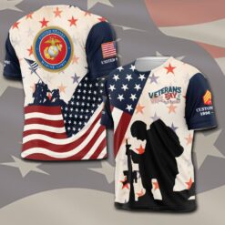 US Marine Corps, Proud Veteran - T-Shirt