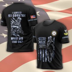 US Navy, E 3 Blue - T-Shirt